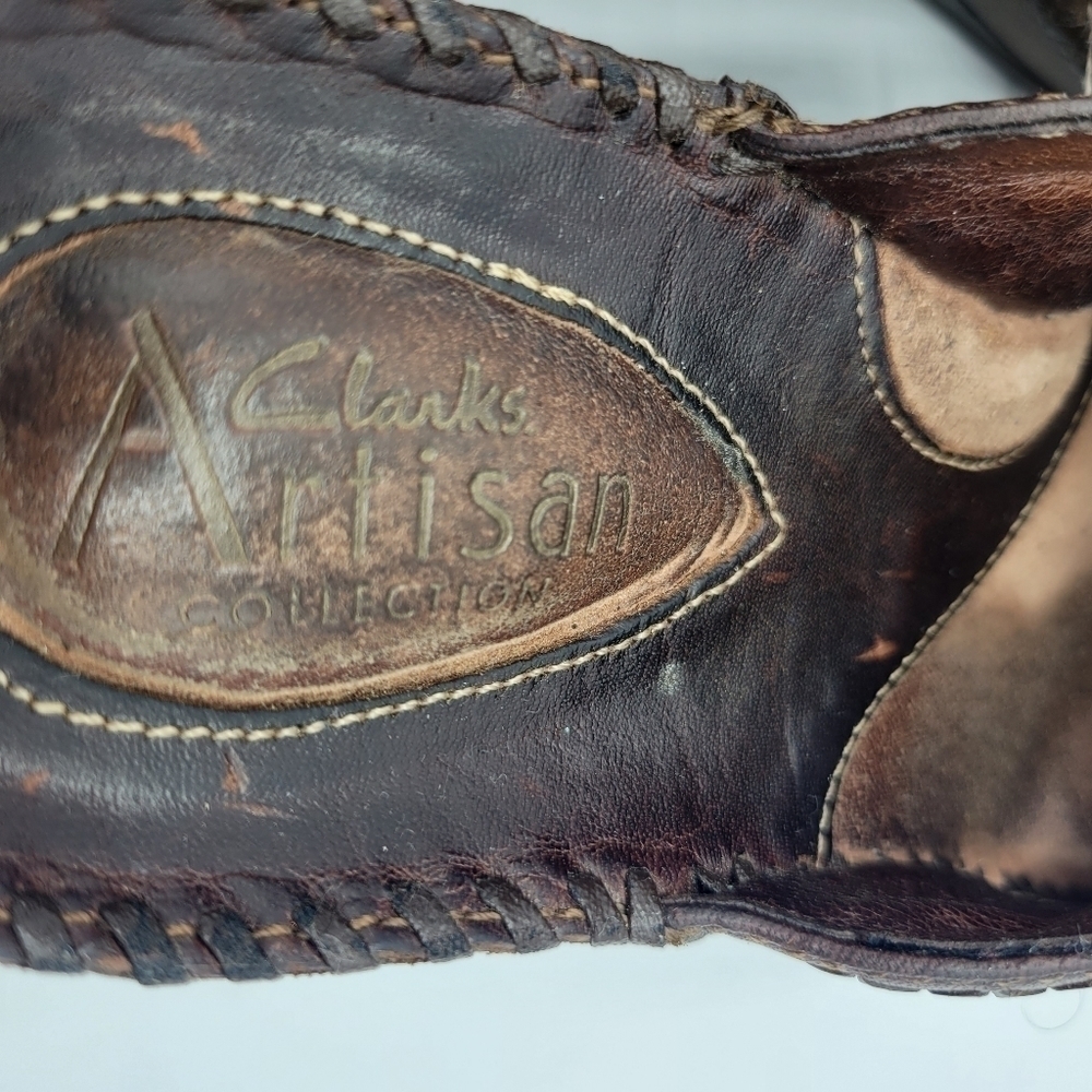 Clarks Artisan leather upper mules size 6M - Picture 5 of 13